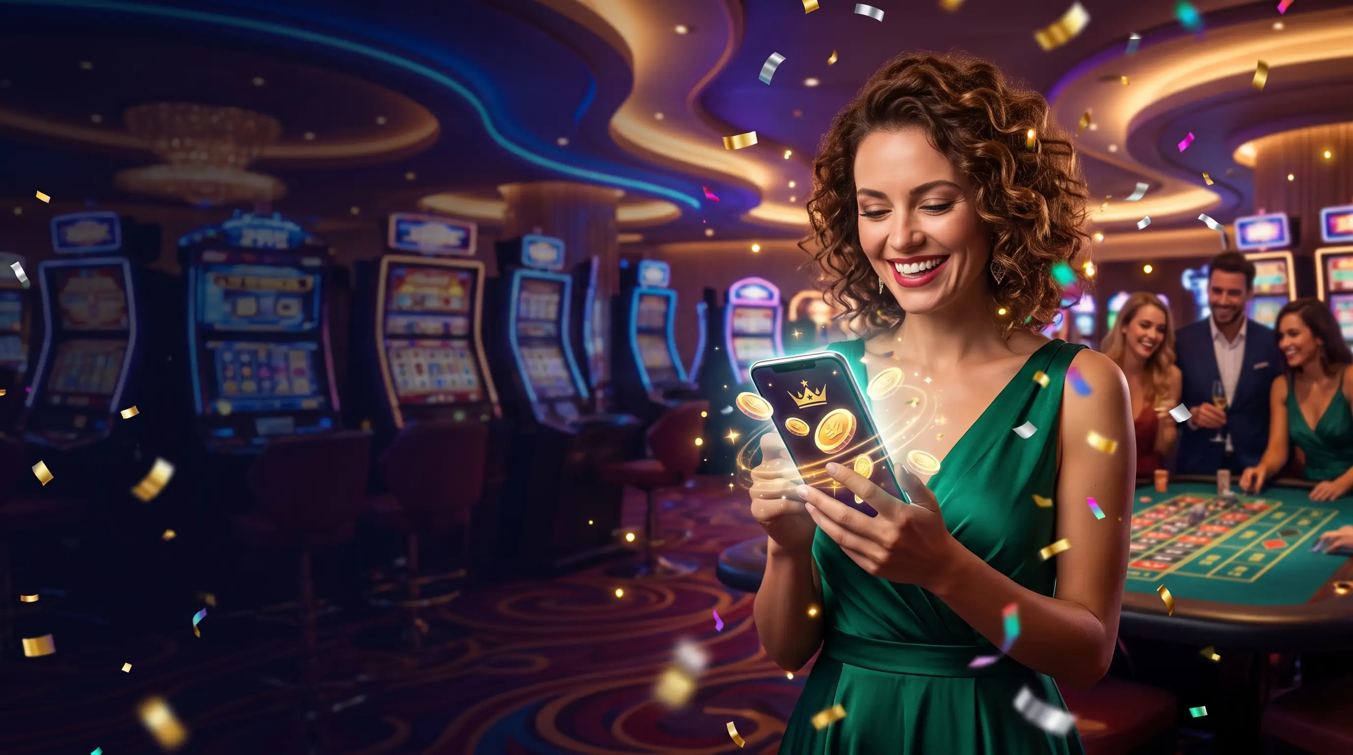 Bright and modern casino lifestyle